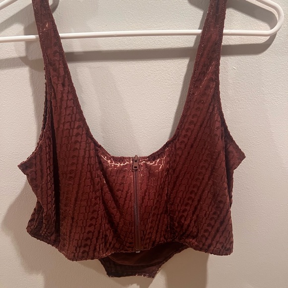 Skims bustier corset top chestnut 2x - Picture 3 of 6